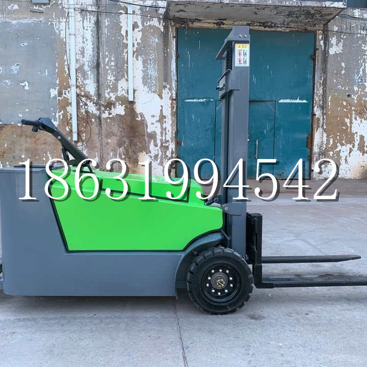 道孚县小型电动叉车1吨2吨步行站驾式电瓶堆高充电装卸车液压升降车铲车